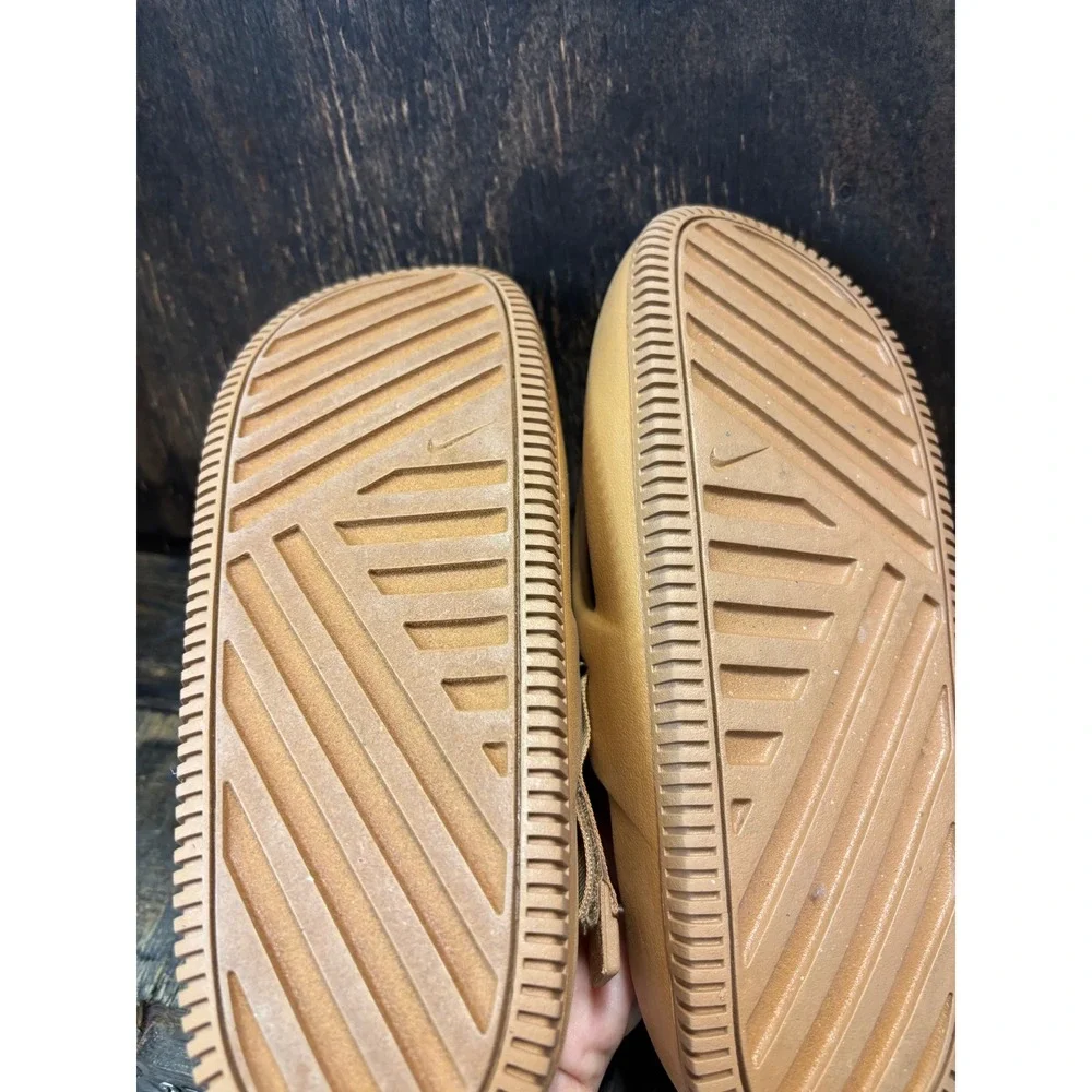 Nike Calm Mule Sesame Mens 7 Womens 8 Tan Beige Slip On Clog FB2185-200